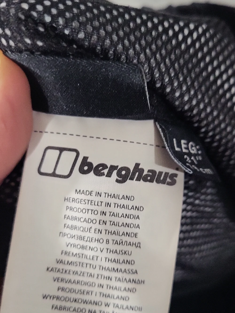 Berghaus Men’s Black Waterproof Joggers - Picture 6 of 6